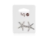 PRETTY UP Nunice 3 x 3 cm, 1 pr, hvzdice s perlou