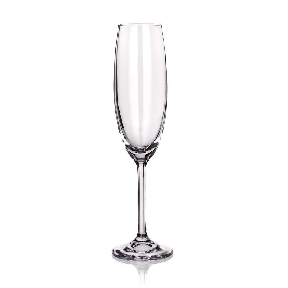 BANQUET CRYSTAL Sada sklenic na sekt DEGUSTATION 220 ml, 6 ks, OK