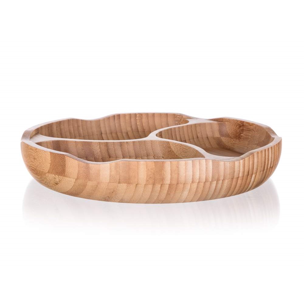 BANQUET Miska dělená BRILLANTE Bamboo 25 x 4 cm
