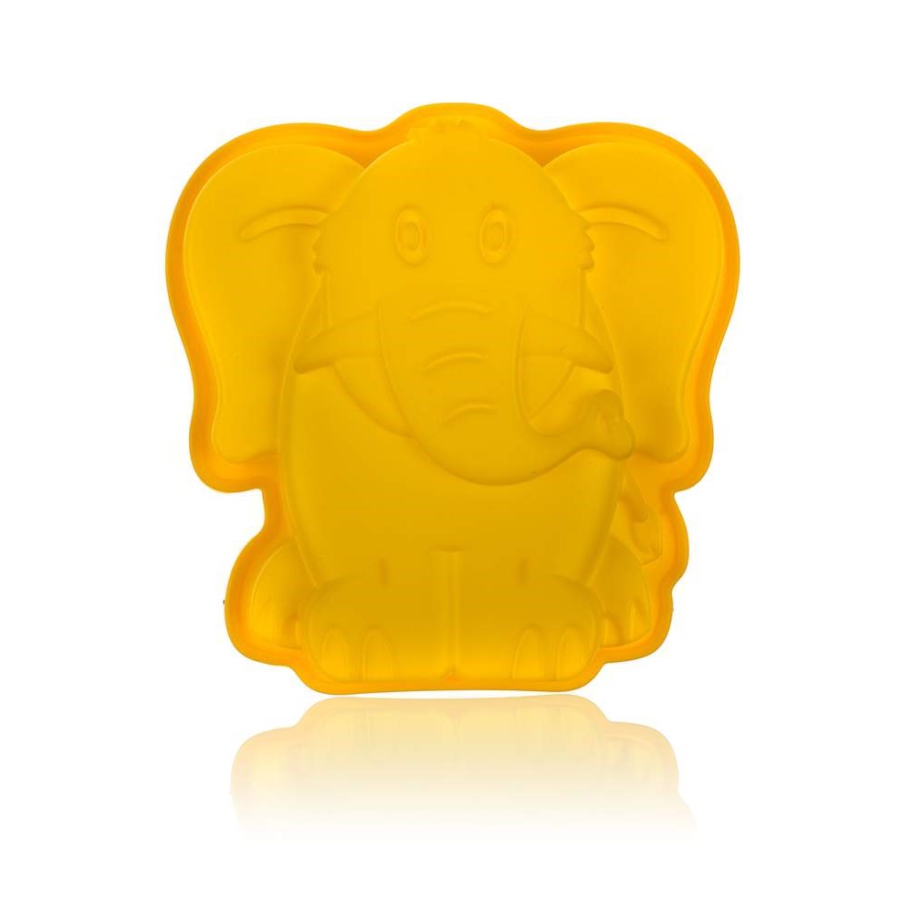BANQUET  Forma silikonová CULINARIA Yellow 19 x 19,6 x 4,4 cm, slon