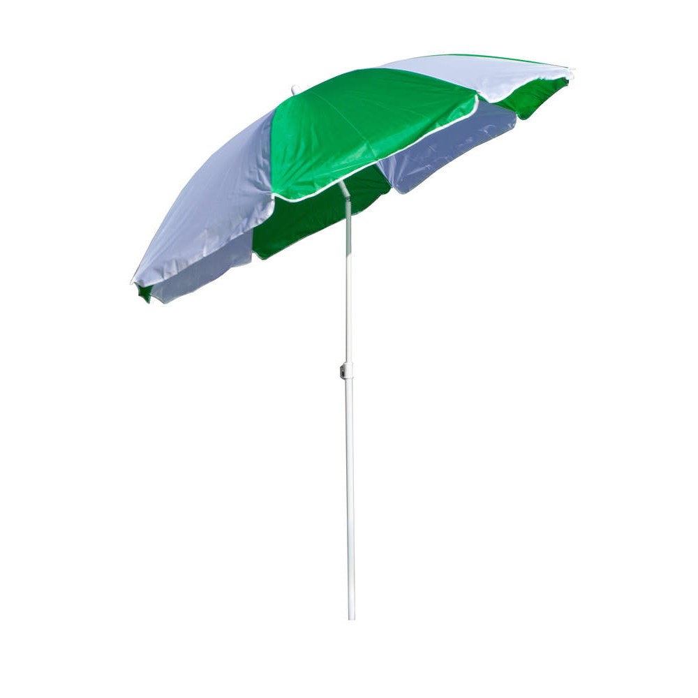 HAPPY GREEN Slunečník plážový s kloubem 180 cm, mix barev