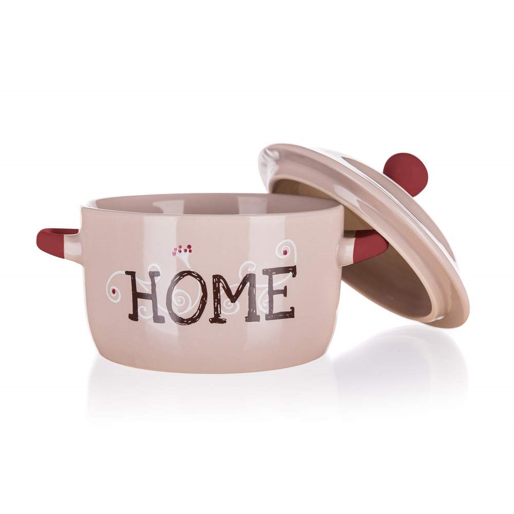 BANQUET Miska keramická s víčkem HOME Coll. 490 ml