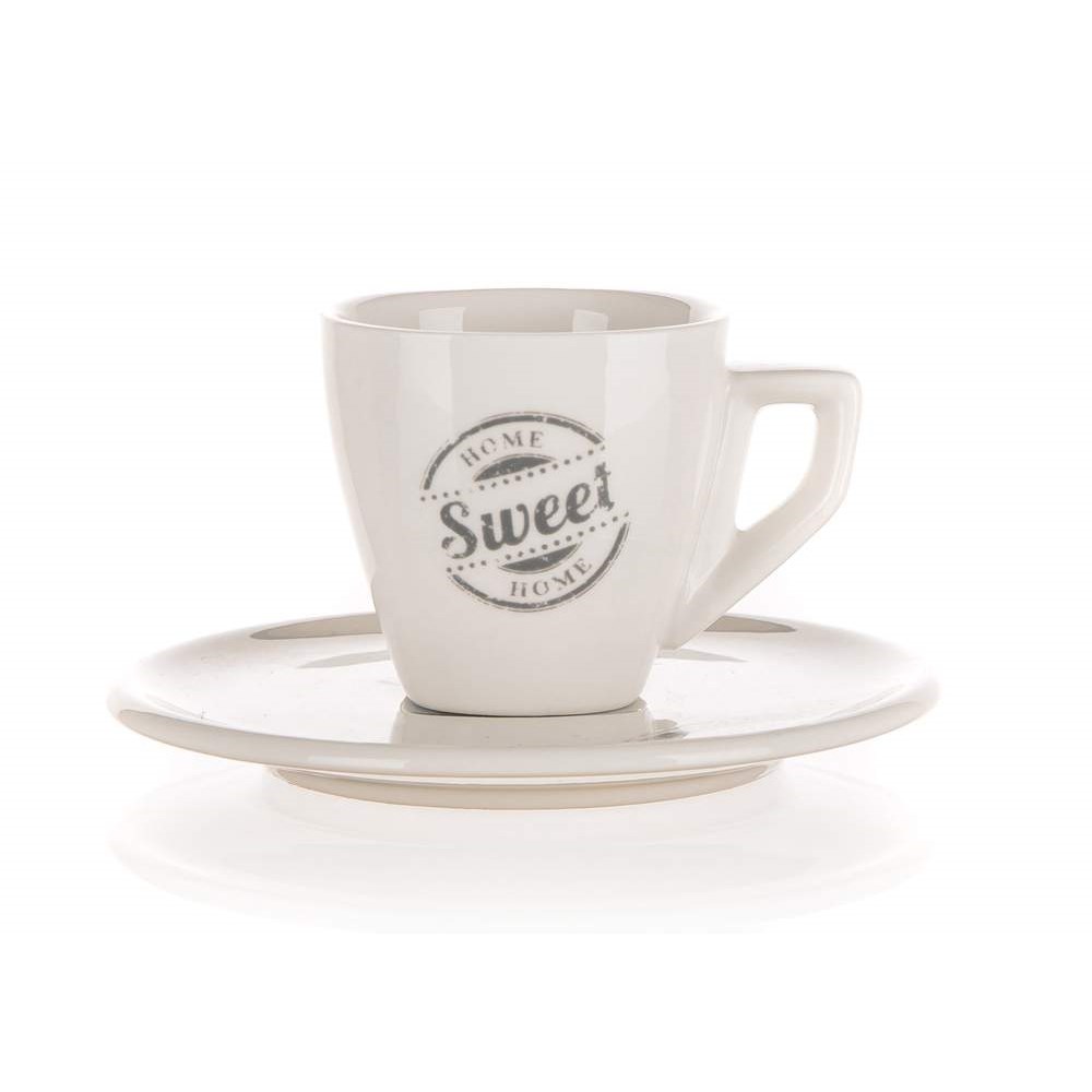 BANQUET Šálek s podšálkem SWEET HOME 60 ml