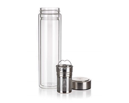 BANQUET Láhev na čaj dvoustěnná DOBLO 500 ml, se sítkem