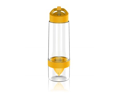 BANQUET Láhev sportovní SQEEZY 650 ml, oranžová
