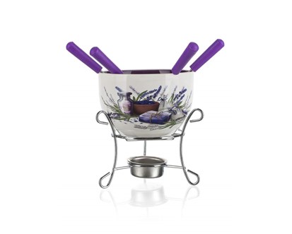 BANQUET Sada fondue na čokoládu LAVENDER, 6 ks