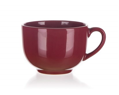 BANQUET Hrnek jumbo keramický NATURAL Bordo 500 ml