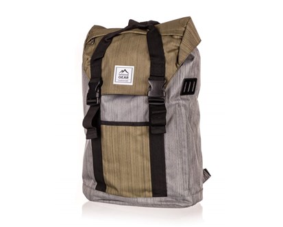 OUTDOOR GEAR Batoh městský CITY, šedý-khaki