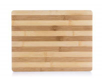 BANQUET Prkénko krájecí dřevěné BRILLANTE Bamboo 33 x 25 x 2 cm, široké pruhy