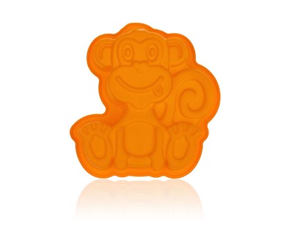 BANQUET Forma silikonová CULINARIA Orange 19,5 x 19,5 x 4,7 cm, opička