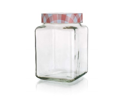 RENGA Dóza skleněná 1,5 l, s víčkem