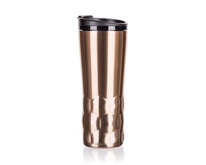 BANQUET Hrnek cestovní dvoustěnný RIMMER 450 ml, měděný