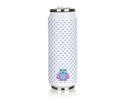BANQUET Termoska BE COOL Owl 430 ml, modrá