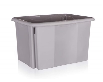 KEEEPER Box úložný EMIL 44,5 x 34,5 x 27 cm, 30 l, kouřový