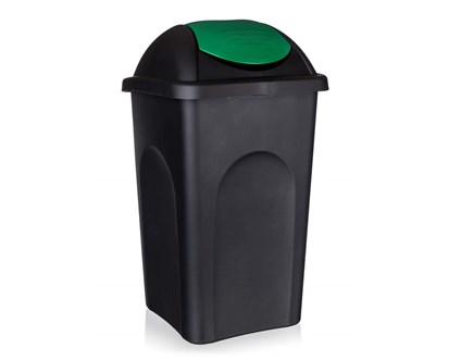 Koš odpadkový MP 60 l, zelené víko