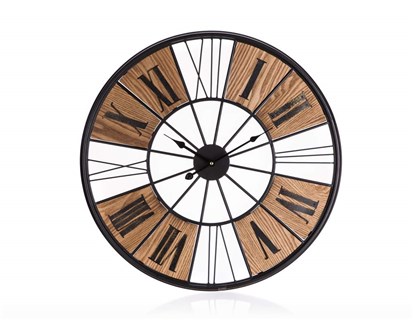 HOME DECOR Hodiny nástěnné GOLD 60 cm